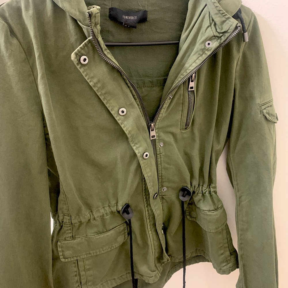 Olive Green Utility Jacket
